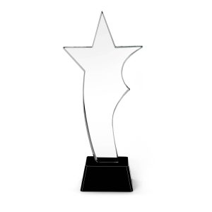 3 Series Fine Star Ellipse Melanite Trophy