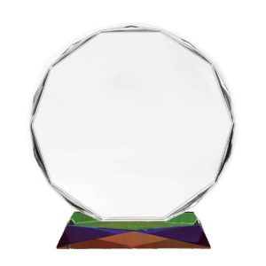 5 Series Standard Official Decagon Rainbow Plaque