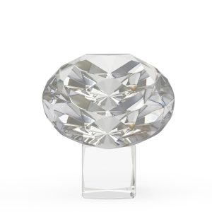 Clear Quartz Diamond Desk Weight