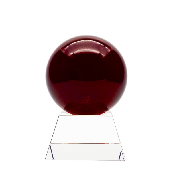 Red Sphere Ball Desk Weight