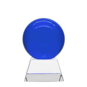 Blue Sphere Ball Desk Weight