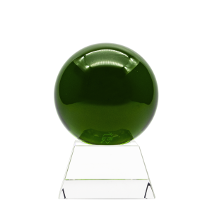 Green Sphere Ball Desk Weight