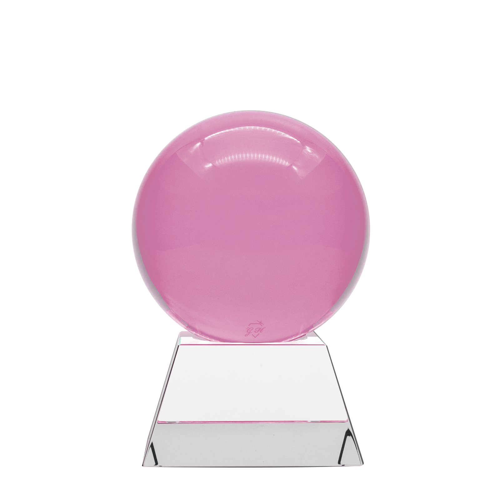 Pink Sphere Ball Desk Weight