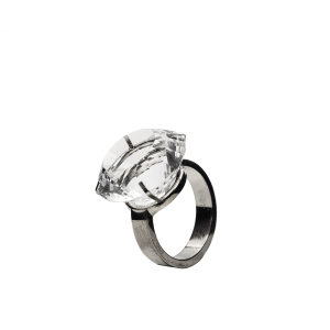 Clear Quartz Diamond Ring Ornament