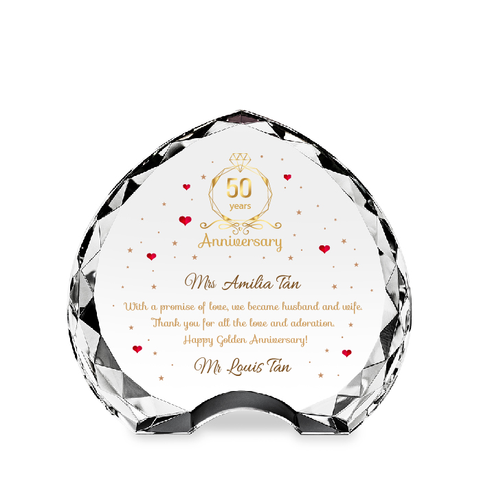 Personalize Golden Anniversary Gift - Image 2