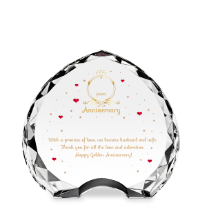Personalize Golden Anniversary Gift