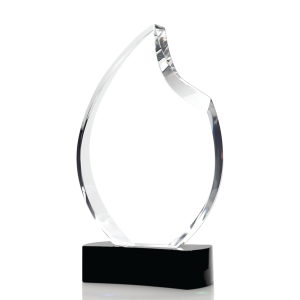 7 Series Supreme Raven Flame Melanite Plaque