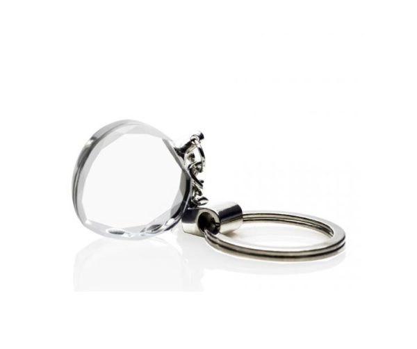 Mini Diamond Heart Keychain