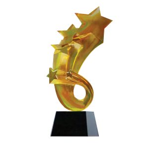 8 Series Supreme Liu-Li Shooting Star Melanite Trophy