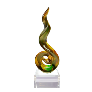 8 Series Supreme Liu-Li Flame Swirl Trophy