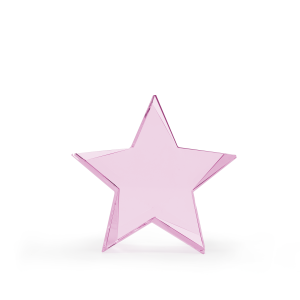 Pink Star Paperweight
