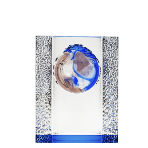 8 Series Supreme Liu-Li Blue Horse Ornament Plaque