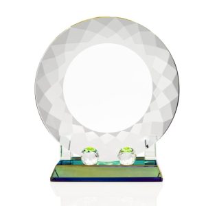 Diamond Round Rainbow Plate Holder