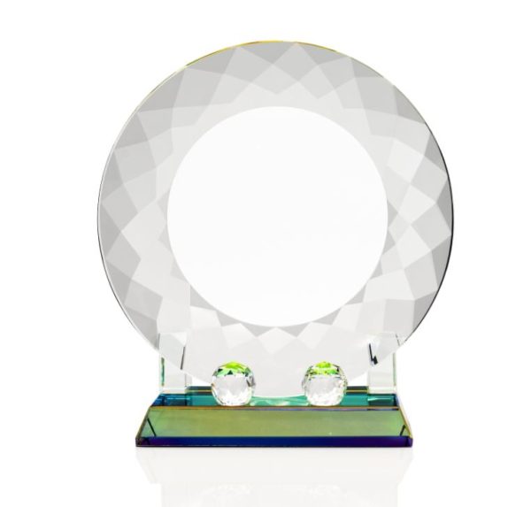 Diamond Round Rainbow Plate Holder