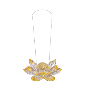 Citrine Clear Lotus Flower Memorial Tablet